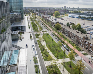 Croeselaan park top-down view